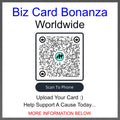 QR code for Biz Card Bonanza Worldwide showcasing card bonanza features and benefits