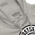 Grey Cold Streets Worldwide Hoodie with logo and drawstring hood
