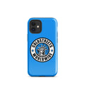 Blue iPhone case with Coldstreets Worldwide logo and Statue of Liberty for Pro Max iPhone