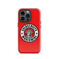 Red iPhone case with Coldstreets Worldwide logo and Statue of Liberty for Pro Max iPhone