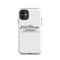 White iPhone case with ColdStreets Worldwide design for Pro Max iPhone and Mini iPhone