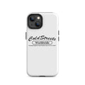 White iPhone case with Cold Streets Worldwide design for Pro Max and Mini iPhone models