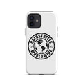 White iPhone case with Coldstreets Worldwide logo for Pro Max iPhone and Mini iPhone