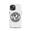 White iPhone case with Coldstreets Worldwide logo for Pro Max and Mini iPhone models