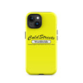 Bright yellow ColdStreets Worldwide phone case for Pro Max iPhone with exchange policy