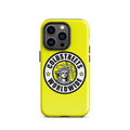 Yellow iPhone case with Coldstreets Worldwide logo and Statue of Liberty design for pro max iPhone