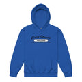 Royal blue kids hoodie featuring Cold Streets Maryland text, CS Clothing Co. design