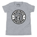 Grey t-shirt in ring-spun combed cotton with Statue of Liberty logo and Coldstreets Worldwide text