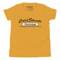 Yellow t-shirt with Cold Streets Mississippi in ring-spun combed cotton from CS Clothing Co