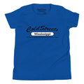 Blue t-shirt in ring-spun combed cotton with Cold Streets Mississippi print by CS Clothing Co