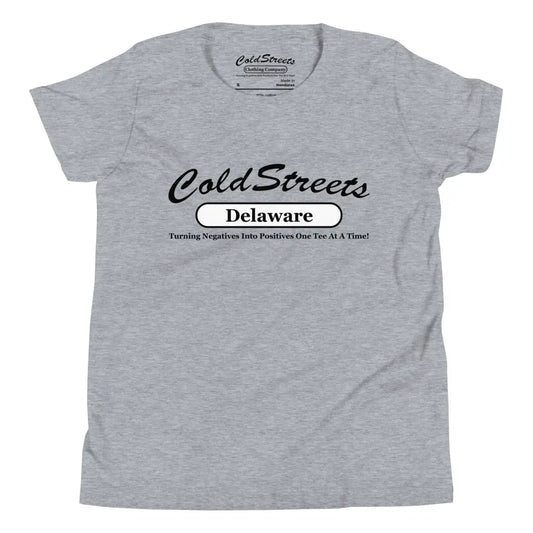 Gray Cold Streets Delaware T-shirt in ring-spun combed cotton, perfect for casual style