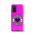 Hot pink phone case with Coldstreeps Worldwide logo for Samsung Galaxy S20 S21 S22