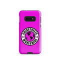 Hot pink phone case with Coldstreets Worldwide logo for Samsung Galaxy S20, S21, S22