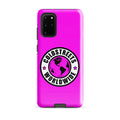 Pink phone case with Coldstreets Worldwide logo, perfect for Samsung Galaxy S20, S21, S22