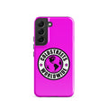 Pink phone case with Coldstreets Worldwide logo for Samsung Galaxy S20, S21, S22