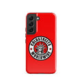 Red smartphone case with Coldstreet Worldwide logo for Samsung Galaxy S20 S21 S22