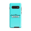 Turquoise phone case with Cold Streets Worldwide logo for Samsung Galaxy S20 S21 S22