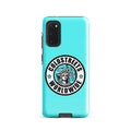 Turquoise phone case with Statue of Liberty logo for Samsung Galaxy S20 S21 S22