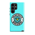 Turquoise Coldstreets Worldwide logo phone case for Samsung Galaxy S20 S21 S22