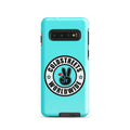 Turquoise phone case with Coldstreet Worldwide logo for Samsung Galaxy S20 S21 S22