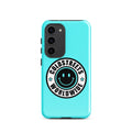 Turquoise phone case with Coldstreet Worldwide logo for Samsung Galaxy S20 S21 S22