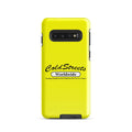 Yellow phone case with ColdStreets Worldwide for Samsung Galaxy S20 S21 S22