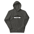 Gray hooded sweatshirt with Cold Street Georgia in Carbon Grey White from CS Clothing Co