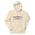 Cream-colored hoodie sweatshirt with Cold Street Oklahoma print from CS Clothing Co