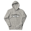 Light gray hoodie from CS Clothing Co. with Cold Street Oregon text, featuring grey white sky style