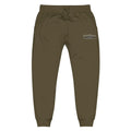 Olive green unisex sweatpants from CS Clothing Co for cold streets comfort