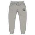 Light gray unisex sweatpants with embroidered logo from Cold Streets Clothing Co