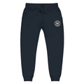 Navy blue unisex sweatpants with embroidered logo from CS Clothing Co. 0-WW-3 for cold streets clothing