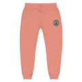 Salmon-colored unisex sweatpants with embroidered logo from CS Clothing Co. 0-WW-4