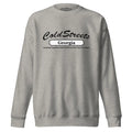 Grey sweatshirt featuring ColdStreets Georgia text for the Dusty Rose Team