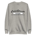 Grey sweatshirt featuring ColdStreets Georgia for dusty rose team style