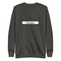 Dark gray Kansas sweatshirt from CS Clothing Co. in carbon grey white color