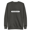 Dark gray sweatshirt with Massachusetts text, part of CS Clothing Co. collection