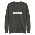 Dark gray Montana sweatshirt from CS Clothing Co. in carbon grey white style