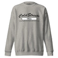 Grey sweatshirt with Cold Streets Ohio text, part of the Bone Dusty Rose collection