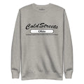 Grey sweatshirt featuring ColdStreets Ohio, perfect for the Dusty Rose Team