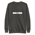 Dark gray sweatshirt with Ohio text in white bar design for CS Clothing Co. team royal forest