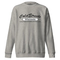 Gray sweatshirt with Cold Streets Wisconsin print, part of CS Clothing Co collection