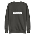 Dark gray Wisconsin sweatshirt from CS Clothing Co in grey white bone color