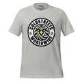 Grey pre-shrunk ring-spun combed t-shirt with Coldstreets Worldwide spider logo