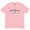 Pink Cold Streets Idaho t-shirt made of pre-shrunk ring-spun combed cotton from CS Clothing Co