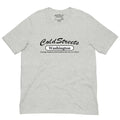 Light gray Cold Streets Washington t-shirt in pre-shrunk ring-spun combed cotton