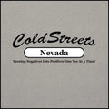 ColdStreets Nevada logo on CS Clothing Co. product in sport grey dark design