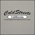 Logo design for ColdStreets California on CS Clothing Co. in sport grey dark colorway