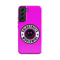Pink phone case with Cold Streets Worldwide logo for Samsung Galaxy S20, S21, S22