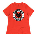 Red pre-shrunk ring-spun combed cotton t-shirt with Coldstreet Worldwide logo design